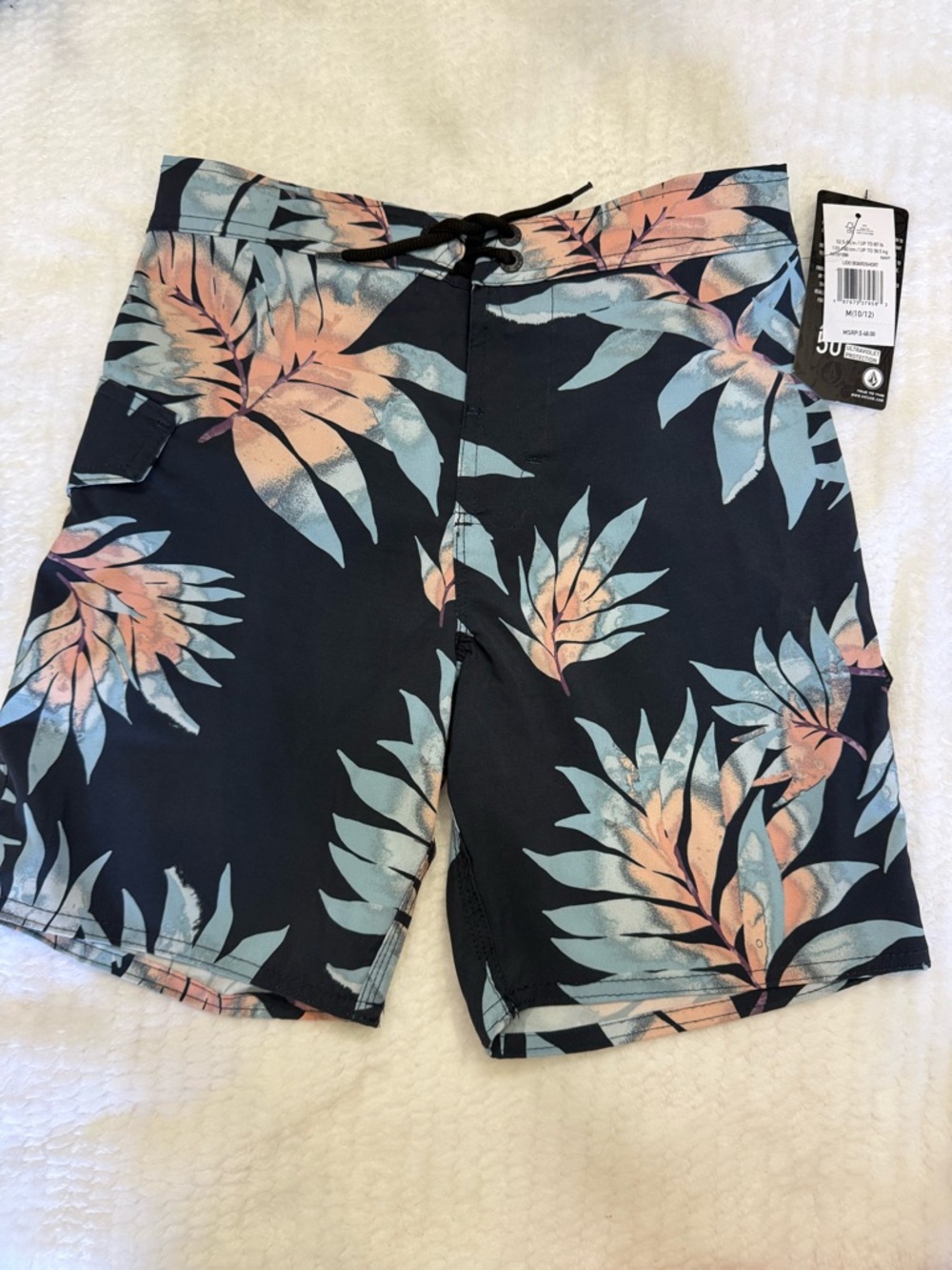 Volcom Boys Youth Swim Trunks Size 10/12 NWT